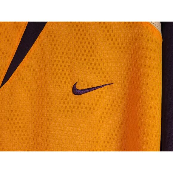 LSU Tigers Nike Team Fit Dry Mesh Pullover Shirt Purple & Gold Embroidery Size L - Picture 4 of 9